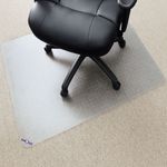 Marvelux PVC Office Desk Chair Mat Clear Floor Protector for Carpeted Surfaces