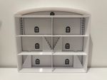 3D Printed Display House Shelf 6 Rooms for Smiski Sonny Angel Mini Figures White