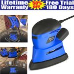 Electric Detail Palm Sander Detail Sanding Orbital Sheets Dust Collection Box