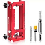 Door Hinge Installation Kit Aluminum Hinge Template Locator Clamp for Door Lock