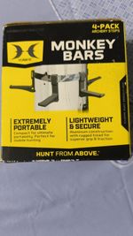 Hawk Hunting Monkey Bars Aluminum Portable Compact 4 Steps