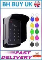 RFID ACCESS CONTROLLER WITH KEYPAD DOOR LOCK, WATERPROOF COVER CARD READER FOB