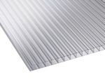 10mm Greenhouse Polycarbonate Glazing  Roofing Sheets  Clear Various Sizes