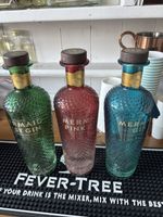 Empty Mermaid Gin Distillery Bottles x 3