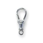 Sterling Silver Albert Clasp 20mm | 925 Spring Loaded Jewellery Finding
