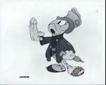 Pinocchio 1x ORIGINAL Studio Still Photograph Disney 1943 [4] Jiminy Cricket