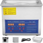 10L Ultrasonic Cleaner with 250W Heater 30min Timer for Auto Tools Machine Parts