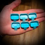 Isopods/mini bowls/3d print/pack of 6