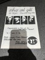U2 SILVER AND GOLD-issue 4 July 1989-VINTAGE ‘89 U-2 FANZINE-Bono-Larry-the Edge