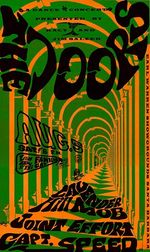 THE DOORS in Santa Barbara, 1967 - AUTHENTIC POSTER
