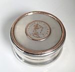 Antique 1805 Old Sheffield Plate George III Irish Halfpenny Coin Inset Snuff Box