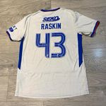 Rangers 2024/25 Away Shirt with Raskin 43 on the back 