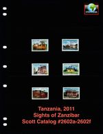 $4.75 Scott Value - 2011 TANZANIA Architecture of Zanzibar CV MNH NH UMM