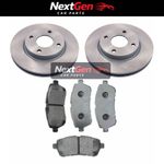 Front Discs and Pads for Mazda 2 de Dh 2007 to 2015