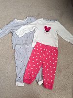 George Baby Girls’ Pyjamas 6-9 Months – Ladybird & Heart Print – 2 Set Bundle