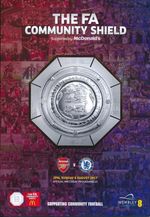 2017 FA Community Shield Programme Chelsea v Arsenal Wembley Wenger Official