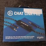 Elgato Chat Link Pro - Audio Adapter, for PS5, PS4, Nintendo Switch, Black