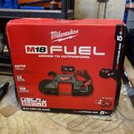 Milwaukee M18 FUEL CBS125- Band Saw 18V  Brushless + Case + dual charger 