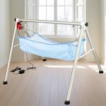 TinyTyke Automatic Baby Cradle | Round Pipe Frame | Fully Foldable | Best Design