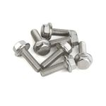M5 M6 M8 M10 FLANGED HEXAGON HEAD BOLTS FLANGE HEX SCREWS A2 STAINLESS STEEL
