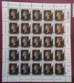 25 x GB 2020 Commemorative Stamp~180th Penny Black Anniversary~M/S4355~MNH~ UK