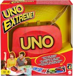 UNO Extreme Card Game Featuring Random-Action Launcher with Lights & Sounds & 11
