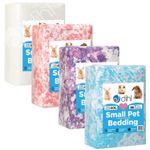 Soft Small Animal Paper Pet Bedding, 40L Premium Substrate, Superior Absorption