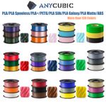 【Buy 10 Pay 6,add 10】ANYCUBIC 3D Printer Filament PLA/Silk/PETG/PLA+/Matte Lot