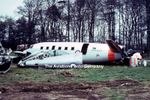 RAF Vickers Varsity T.1 WL675 at the Catterick Fire School (1973) Photograph