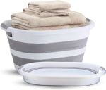 Extra Large Pop up Laundry Basket 40 L Collapsible  Pop up Storage Container