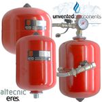 Altecnic Heating Expansion Vessel 8, 12, 18, 24 Litre Sealed System Kit/EasiFit