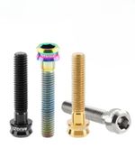 M5/M6 Titanium Caliper Bolts Bike Disc Brake Clamp Bolt Fixed Screw For MTB