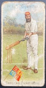 SCARCE 1900 WILLS W. G. GRACE GLOUCESTERSHIRE CRICKET WELL LOVED & CHARMING