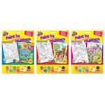 Paint By Number Kids Art Children's Painting Brush Craft Activity 