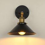 E27 Vintage Industrial Wall Light Metal Brushed Adjustable Wall Sconce Lamp Skzy