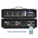 Power Dynamics PDM-C405A Bluetooth 4-Channel Mixer Amplifier 800W PA System