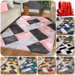 Luxury Soft Area Rugs Hallway Runner Living Room Bedroom Carpets Door Floor Mats