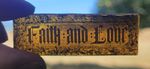 Stained Glass Faith & Love church amber reclaimed antique fragment painted piece