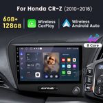 8Core 6+128GB Android 14 Carplay Car Radio GPS 4G WIFI For Honda CR-Z 2010-2016