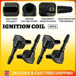 06H905110G 4x Ignition Coil Packs For Audi A3 A4 A5 1.8 2.0 TFSI 4 Pin 2011-2025