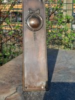 10x Antique Brass Copper Effect Tin Finger Push Plate Art Nouveau Rococo YP-15