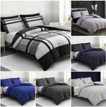 Duvet Cover Set Double Reversible Luxury Quilt Cover Set Bedding Set King Size