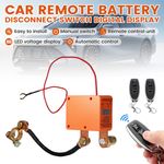 12V 24V Battery Switch Disconnect Power Kill Master Isolator Remote Off Control
