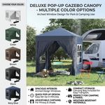 2x2m Garden Gazebo Pop Up Party Tent Awning Canopy Marquee Water Resistant