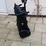 Stealth Foldable 4-Wheeled Mobility Scooter with 4 Wheels, Black/Green
