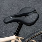 ROCKBROS Bike Saddle Racing Soft Bicycle Seat Saddle Breathable Shock Absorption