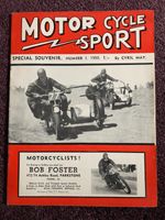 Motor Cycle Sport magazine Number 1 1950 road and grass track racing