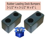2 PACK Loading Dock Bumpers 6 in Rubber Boat Warehouse Trailer Truck Bolt On NEW