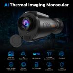 GTGUARD Ai15 Thermal Monocular 15mm,50Hz, Ai 384x288 Thermal Night Vision Scope 
