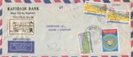 Iraq Letter Registered Airmail Baghdadnach Aachen 1968